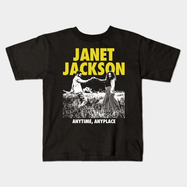 Janet Jackson anytime anyplace Kids T-Shirt by maybeitnice